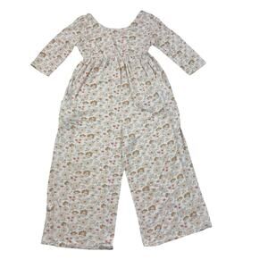 Remie Girl Floral Jumpsuit Romper